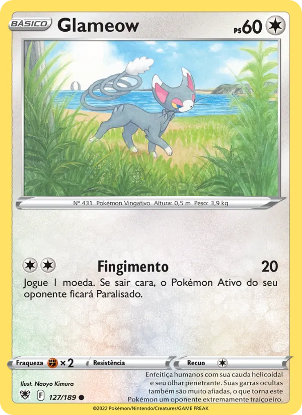 Glameow Estrelas Radiantes 127/189