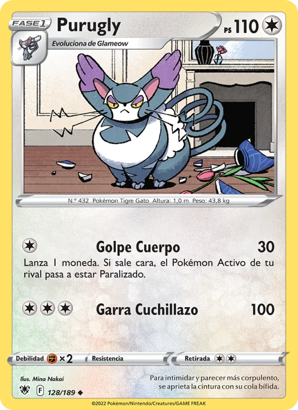 Purugly Resplandor Astral 128/189