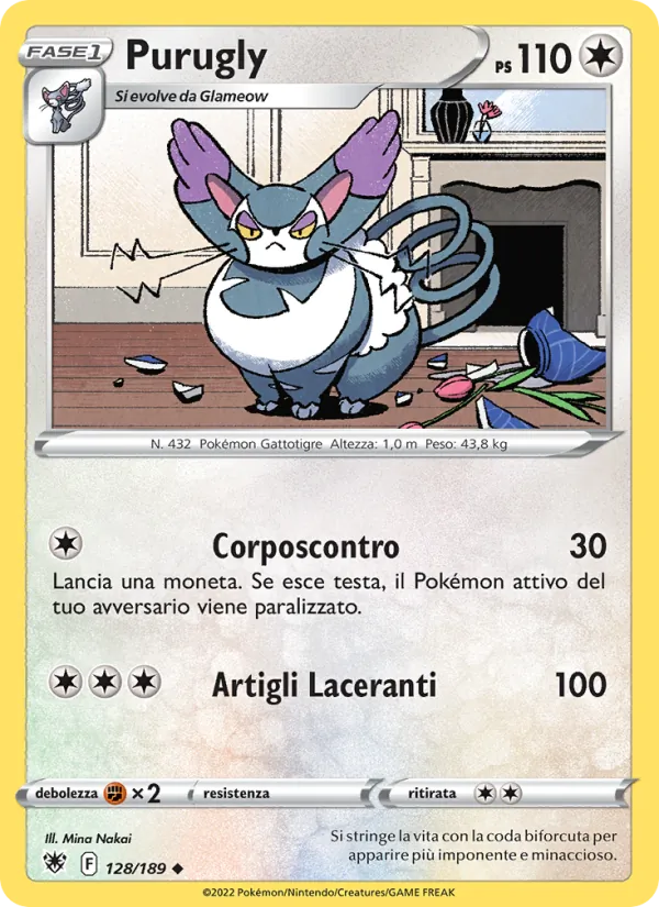 Purugly Lucentezza Siderale 128/189
