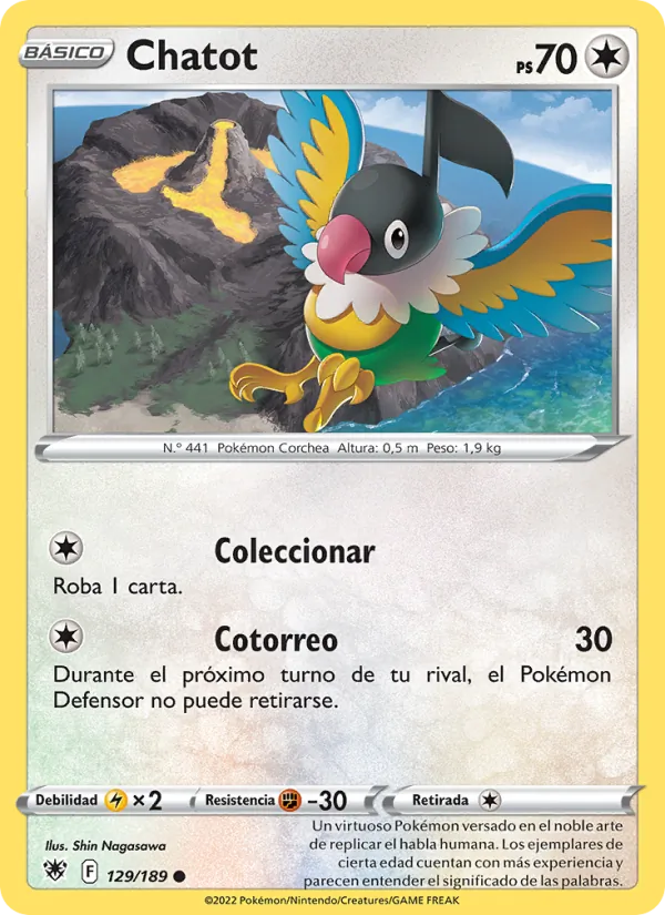 Chatot Resplandor Astral 129/189