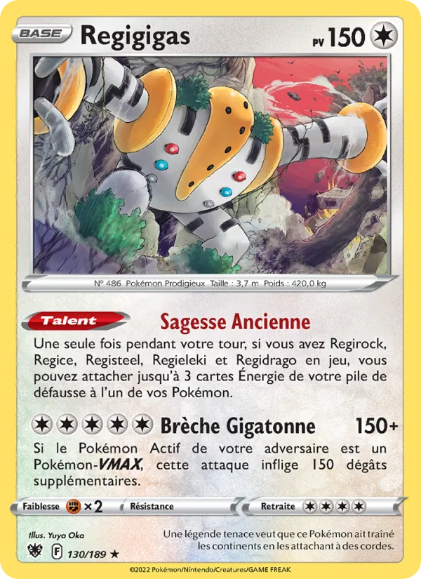 Regigigas Astres Radieux 130/189
