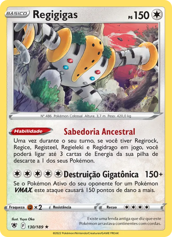 Regigigas Estrelas Radiantes 130/189