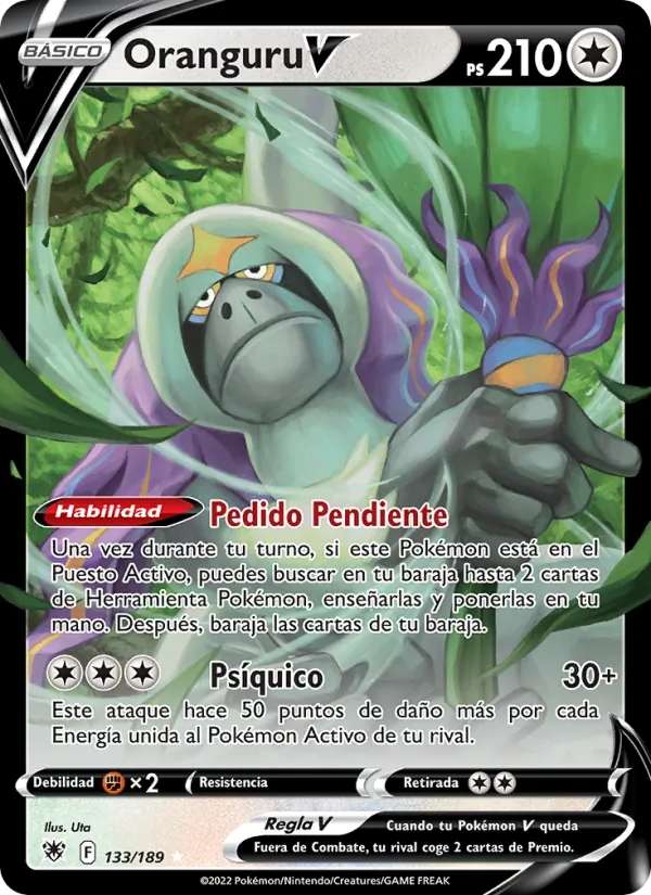 Oranguru V Resplandor Astral 133/189