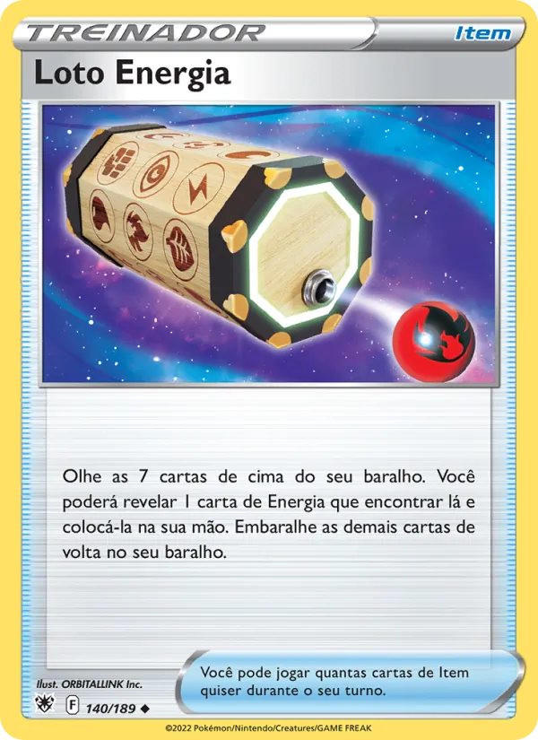 Loto Energia Estrelas Radiantes 140/189