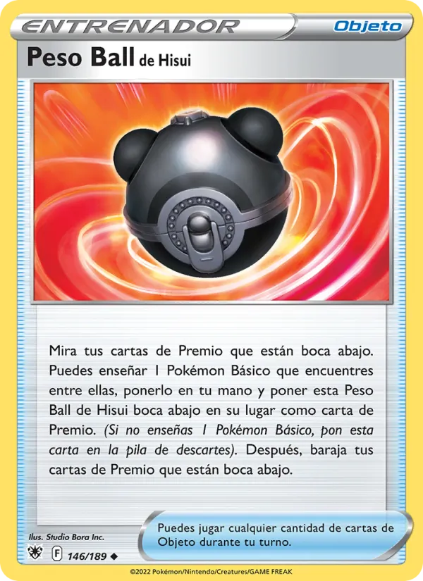 Peso Ball de Hisui Resplandor Astral 146/189