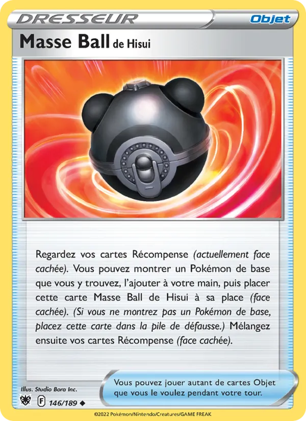 Masse Ball de Hisui Astres Radieux 146/189
