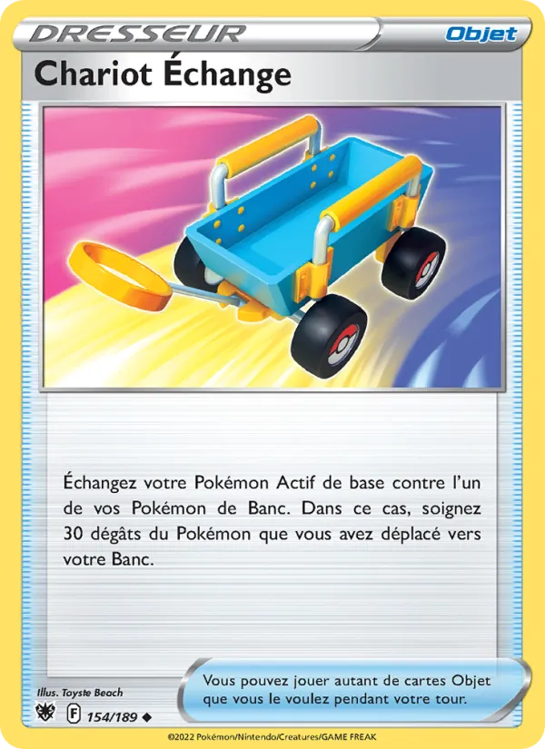 Chariot Échange Astres Radieux 154/189