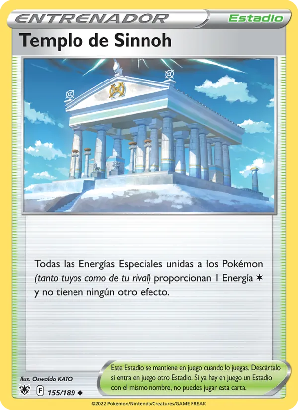 Templo de Sinnoh Resplandor Astral 155/189