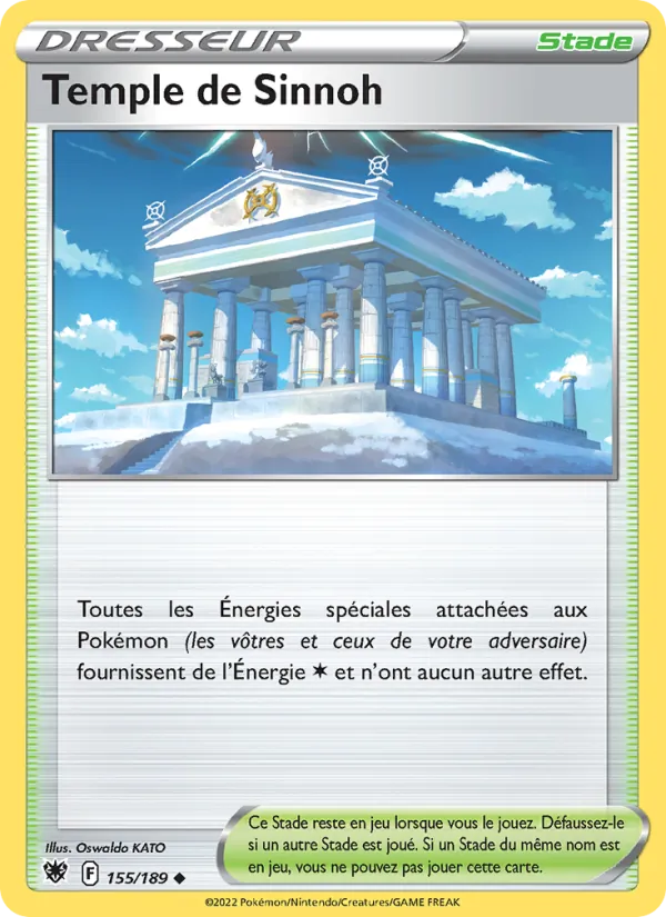 Temple de Sinnoh Astres Radieux 155/189
