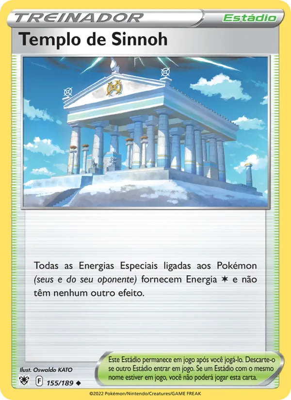 Templo de Sinnoh Estrelas Radiantes 155/189