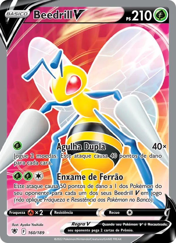 Beedrill V Estrelas Radiantes 160/189