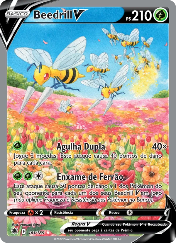 Beedrill V Estrelas Radiantes 161/189