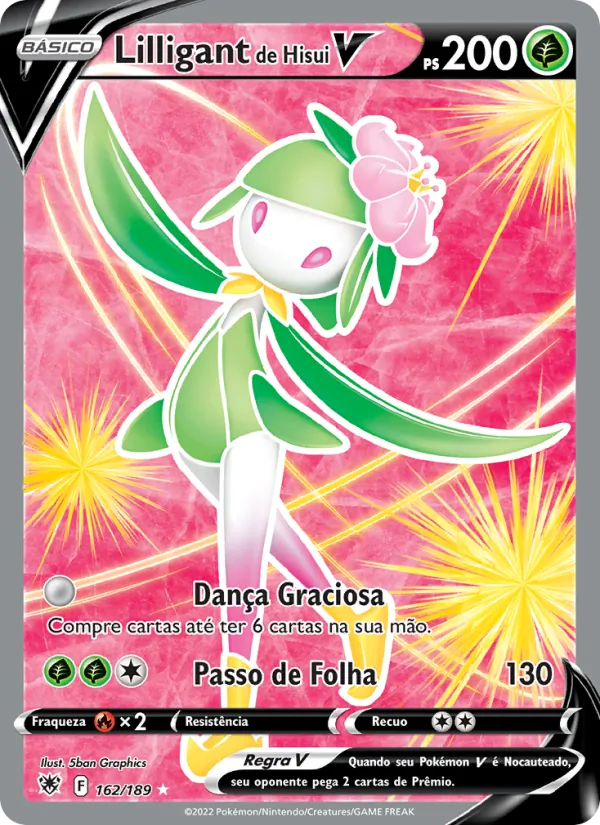 Lilligant de Hisui V Estrelas Radiantes 162/189