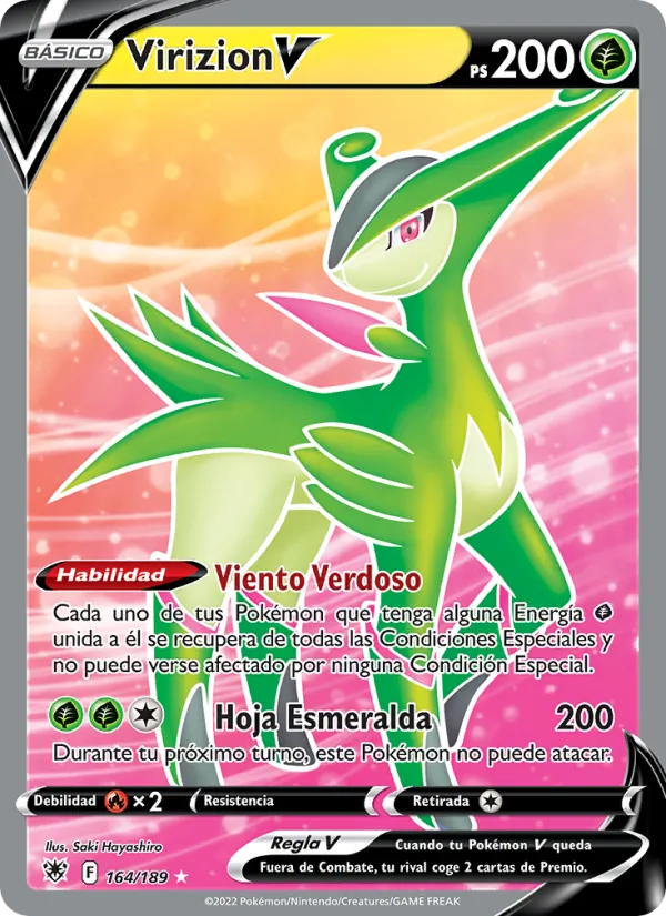 Virizion V Resplandor Astral 164/189