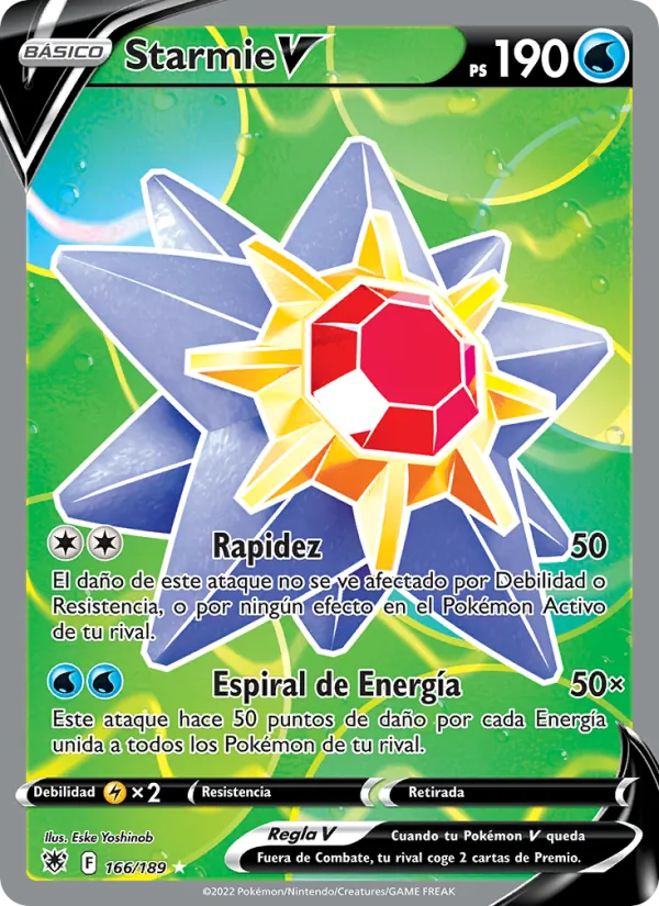 Starmie V Resplandor Astral 166/189