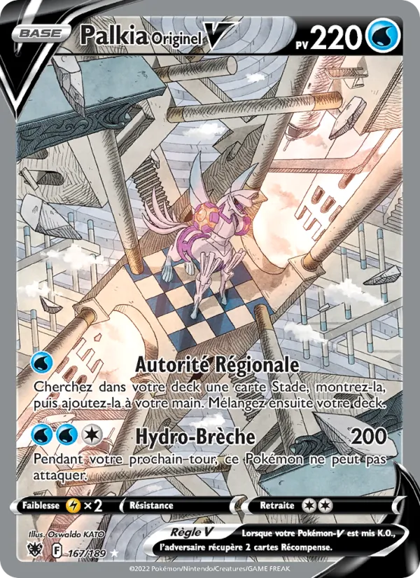Palkia Originel V Astres Radieux 167/189