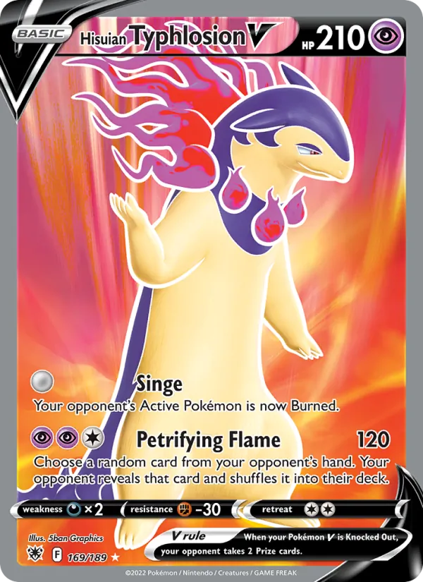 Hisuian Typhlosion V Astral Radiance 169/189