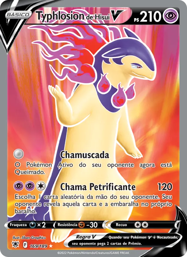 Typhlosion de Hisui V Estrelas Radiantes 169/189