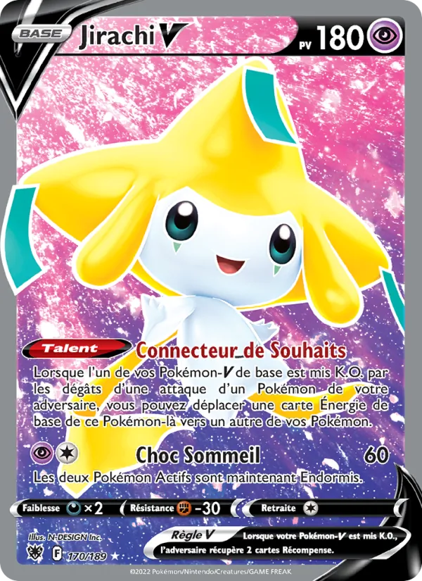 Jirachi V Astres Radieux 170/189
