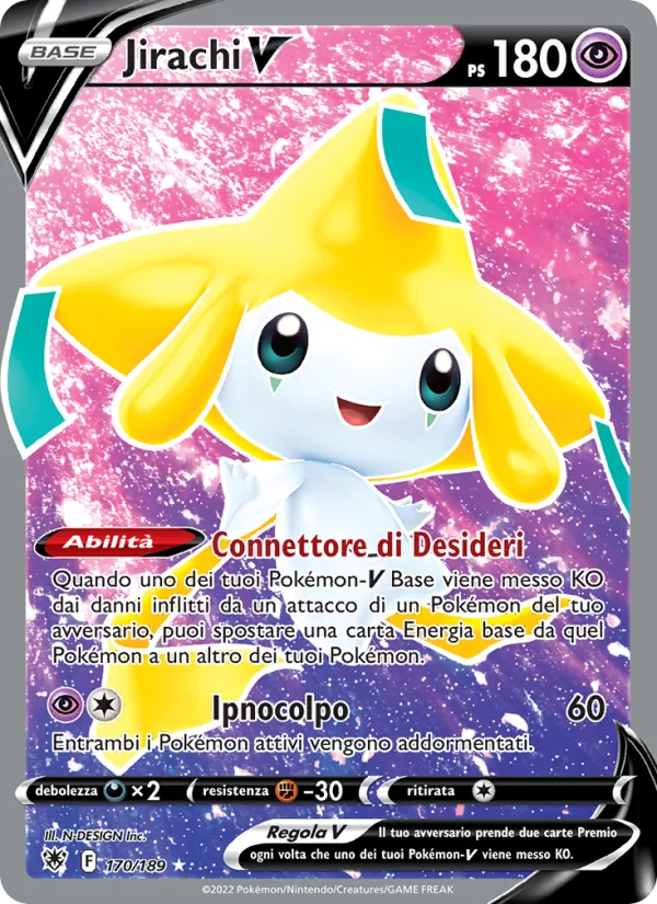 Jirachi V Lucentezza Siderale 170/189