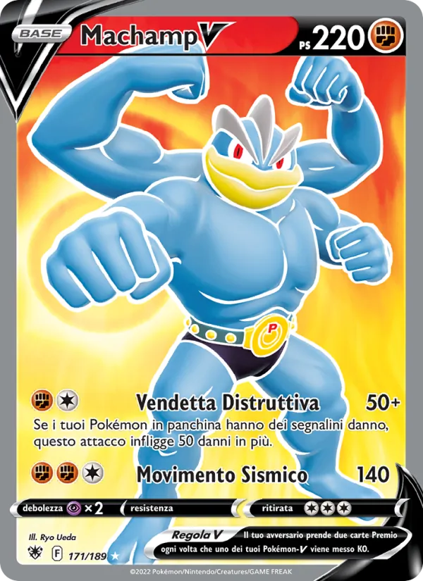 Machamp V Lucentezza Siderale 171/189