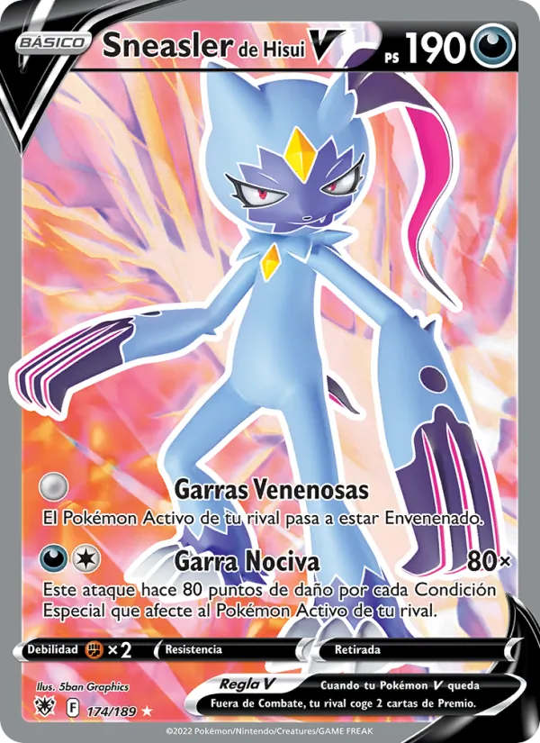 Sneasler de Hisui V Resplandor Astral 174/189