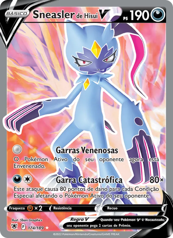 Sneasler de Hisui V Estrelas Radiantes 174/189
