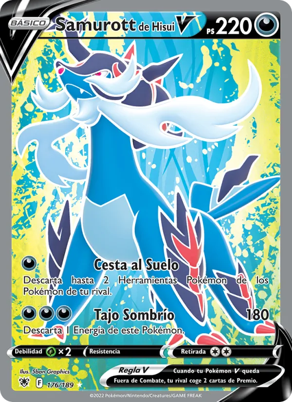 Samurott de Hisui V Resplandor Astral 176/189