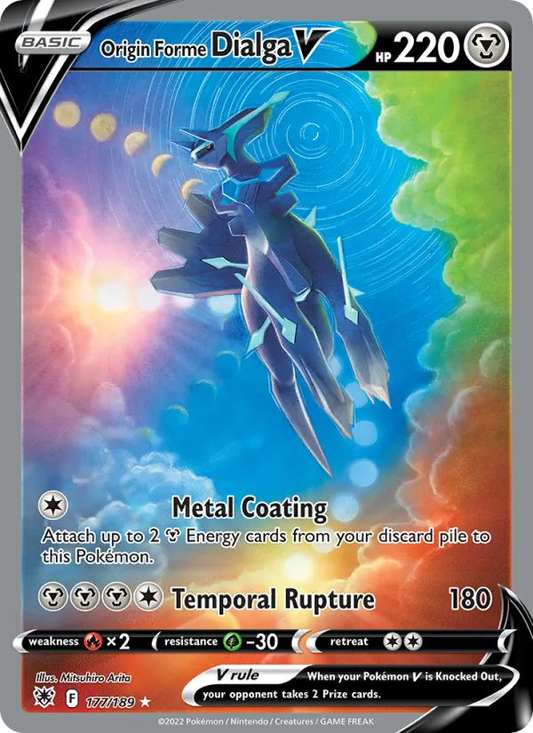 Origin Forme Dialga V Astral Radiance 177/189
