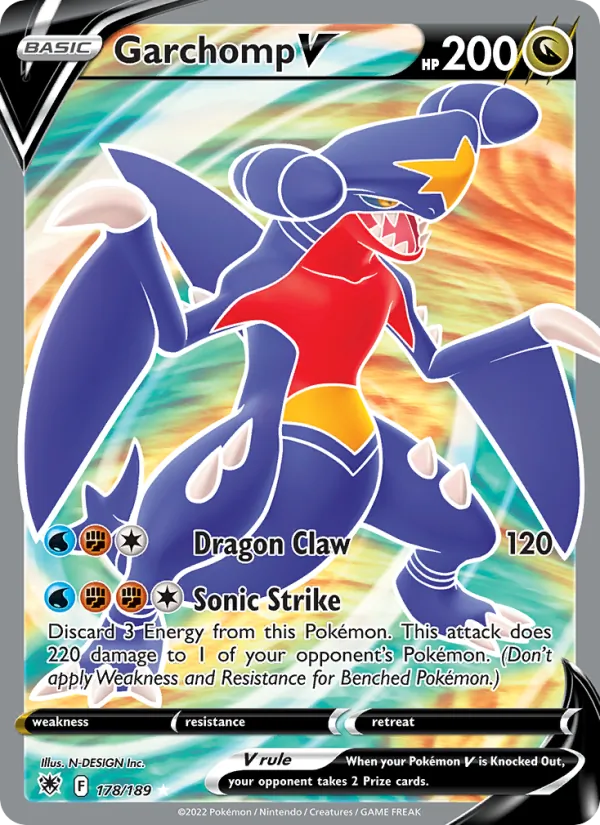Garchomp V Astral Radiance 178/189