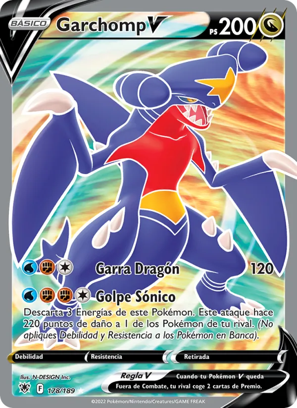 Garchomp V Resplandor Astral 178/189