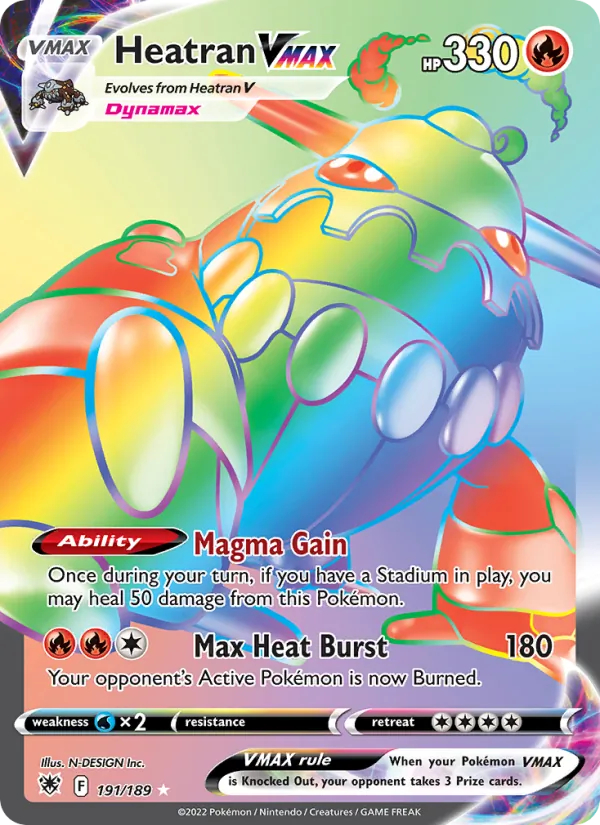 Heatran VMAX Astral Radiance 191/189