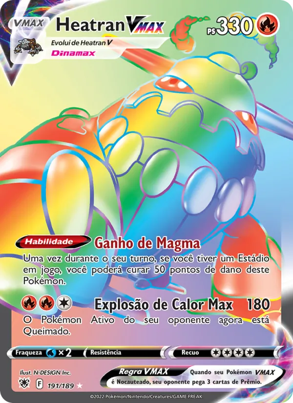 Heatran VMAX Estrelas Radiantes 191/189