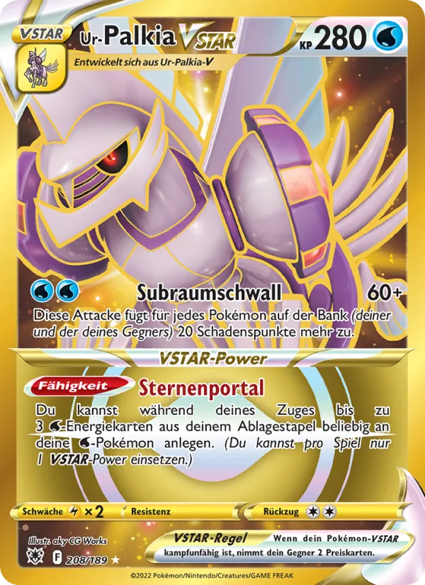 Ur-Palkia VSTAR Astralglanz 208/189