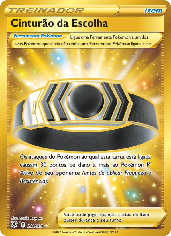 Cinturão da Escolha Estrelas Radiantes 211/189