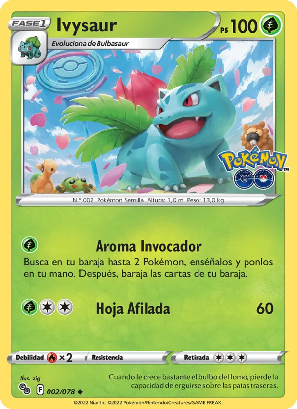 Ivysaur Pokémon GO 002/78