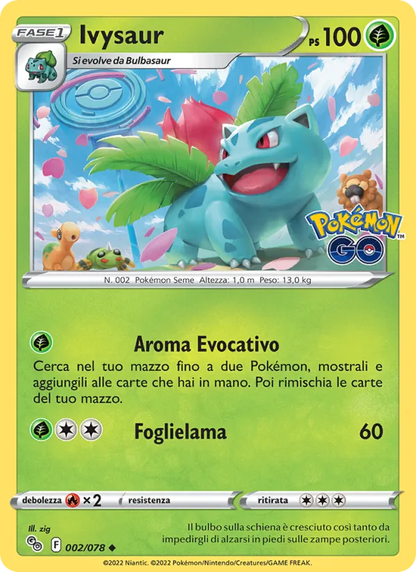 Ivysaur Pokémon GO 002/78