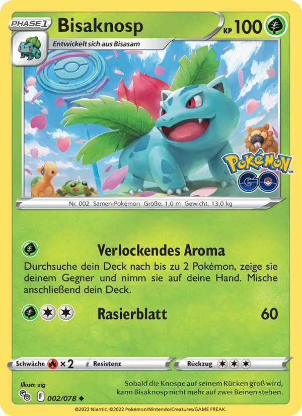 Bisaknosp Pokémon GO 002/78