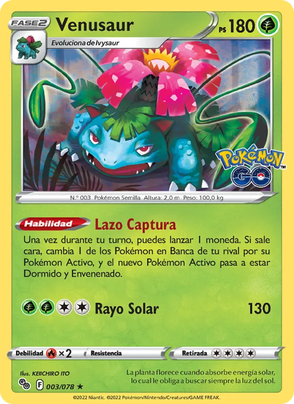 Venusaur Pokémon GO 003/78