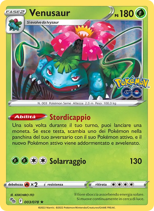 Venusaur Pokémon GO 003/78