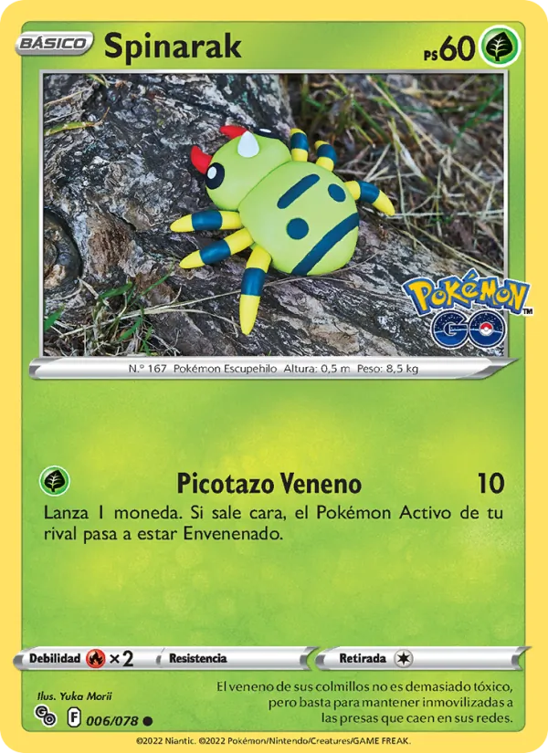 Spinarak Pokémon GO 006/78