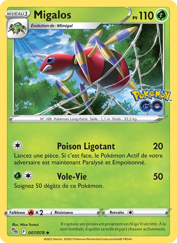 Migalos Pokémon GO 007/78