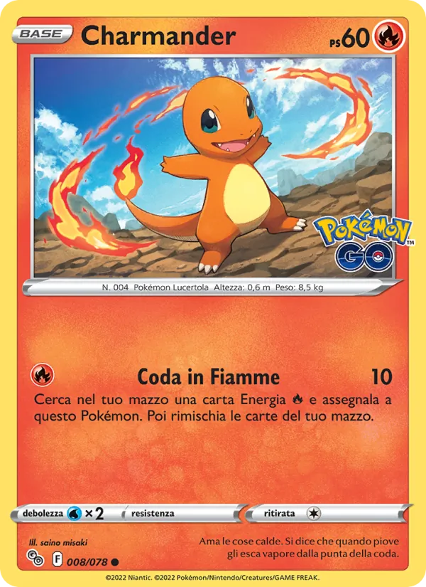 Charmander Pokémon GO 008/78