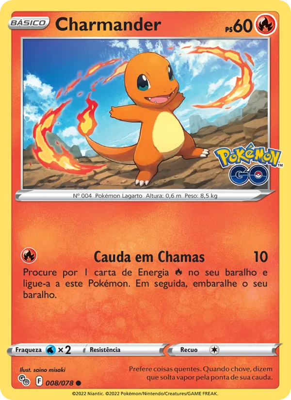 Charmander Pokémon GO 008/78