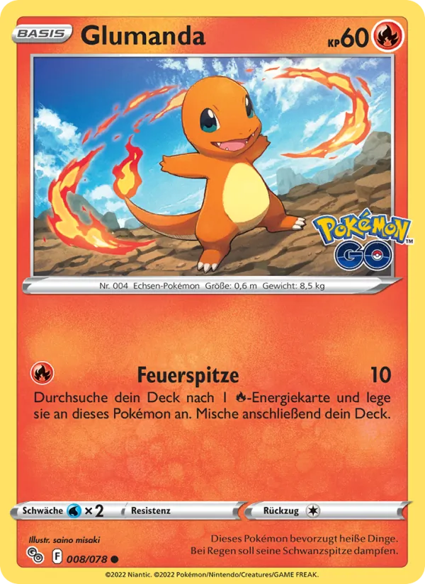 Glumanda Pokémon GO 008/78