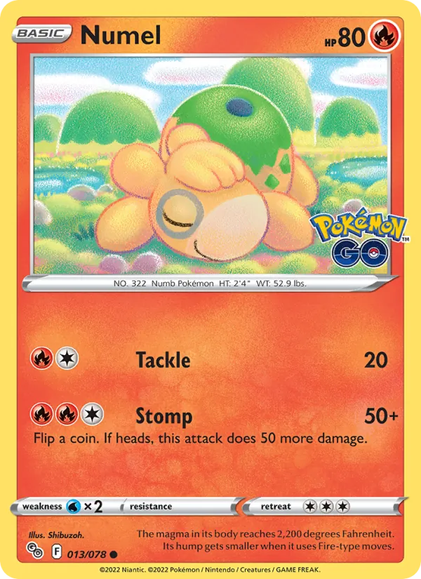 Numel Pokémon GO 013/78