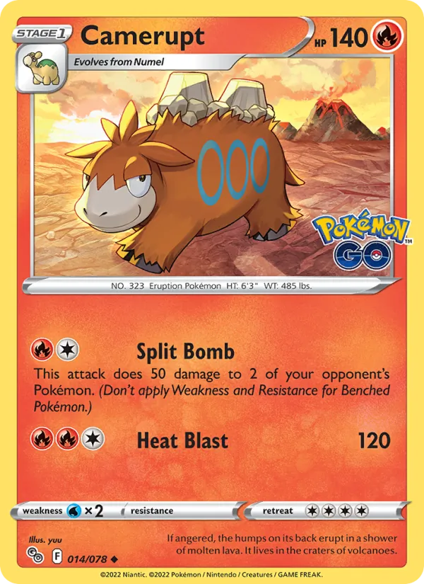 Camerupt Pokémon GO 014/78