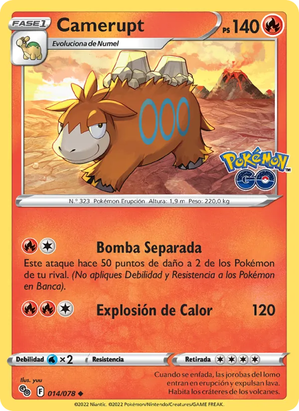 Camerupt Pokémon GO 014/78