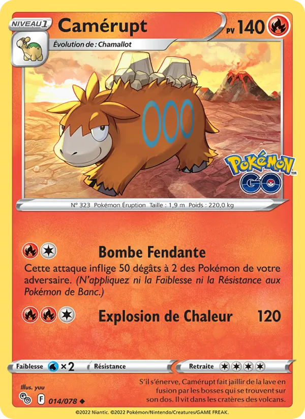 Camérupt Pokémon GO 014/78