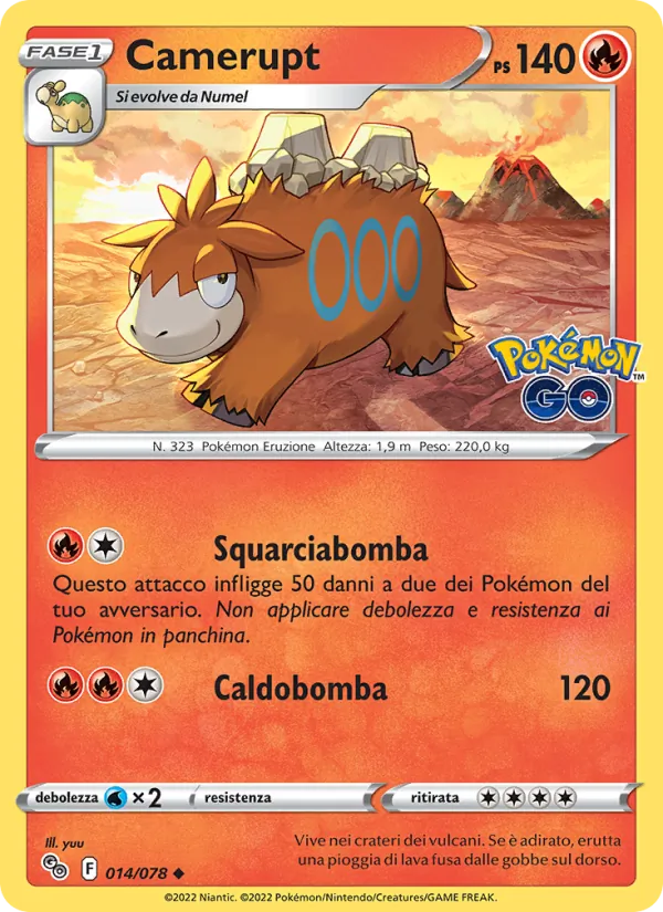 Camerupt Pokémon GO 014/78